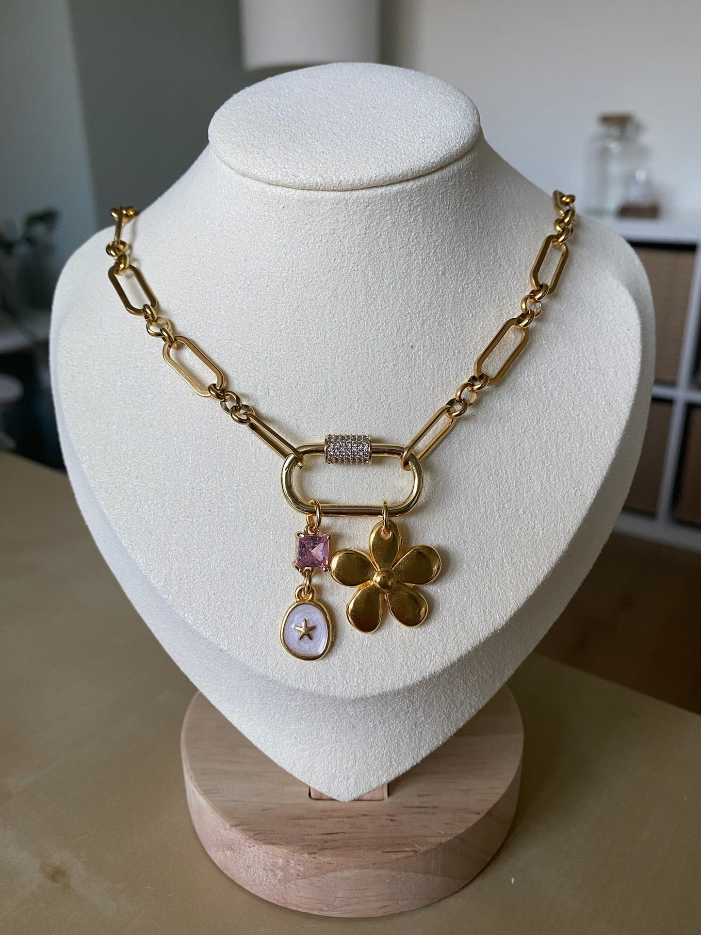 Pink Bloom Necklace