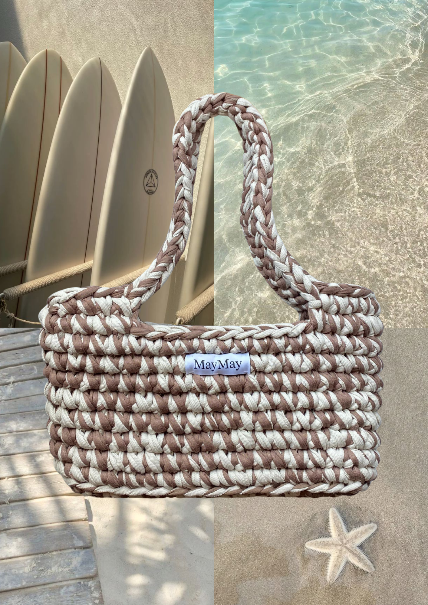 Crochet bag - Brown