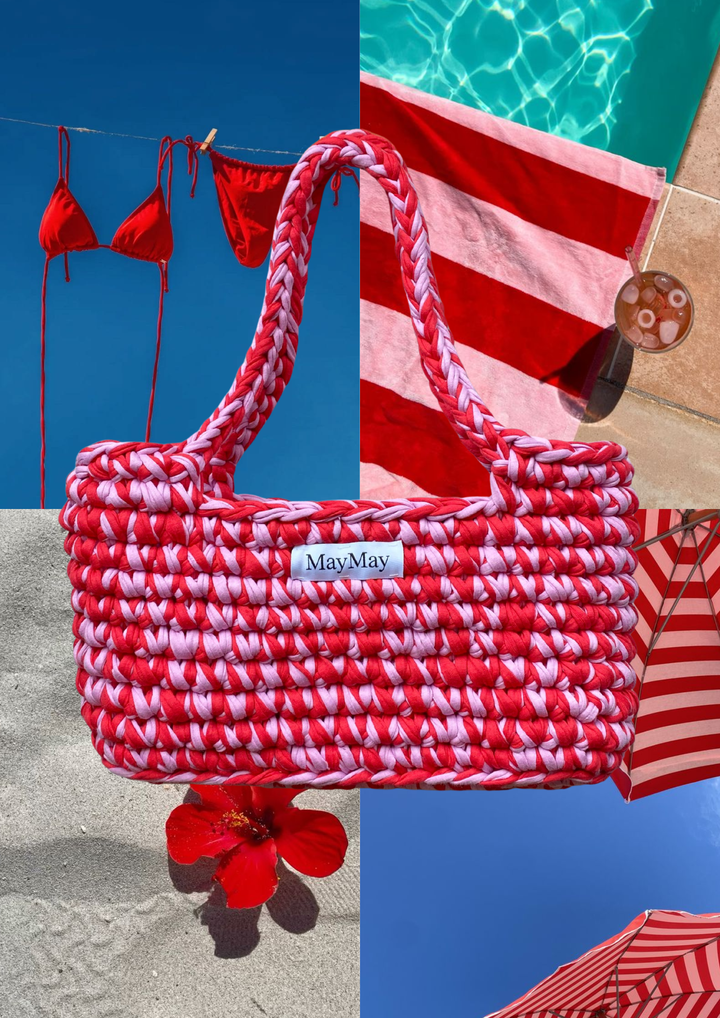 Crochet bag - Red