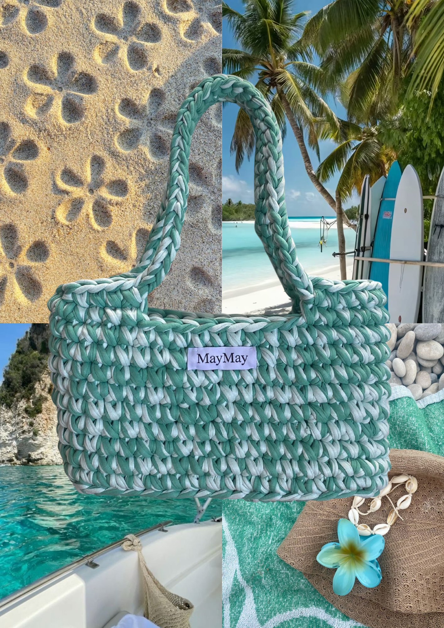 Crochet bag - Turquoise